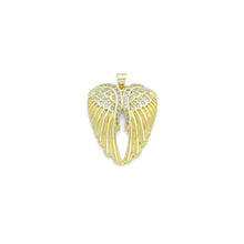 Load image into Gallery viewer, CZ Gold Angel Wings Charm Pendant, Sku#LK1201