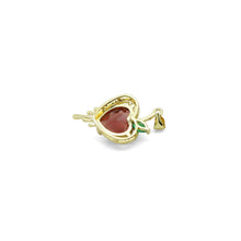 Load image into Gallery viewer, Big Crystal Dripping Heart Charm Pendant, Sku#LK1078
