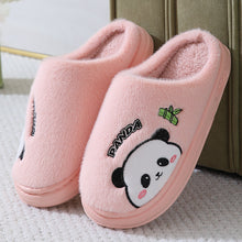 Load image into Gallery viewer, Panda Slippers for Women &amp; Men - Cute Cartoon Plush Indoor House Shoes with Thick Anti-Slip EVA Sole