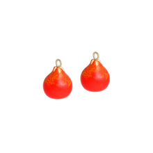 Load image into Gallery viewer, Red Enamel Pear Charm Pendant,Sku#LK1231