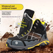 Load image into Gallery viewer, Men's Steel Toe Safety Shoes – Crush-Resistant, Puncture-Proof, Waterproof &amp; Lightweight Work Boots
