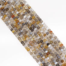 Load image into Gallery viewer, Genuine Botswana Agate Faceted Rondelle Beads, Sku#U1671
