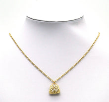Load image into Gallery viewer, Gold CZ Hollow Out Fashion Bag Charm, Sku#LK673