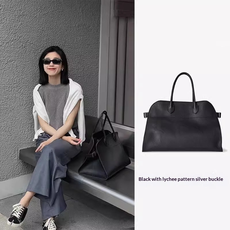 Women's Textured Suede Commuter Tote Bag - Premium PU Leather Handbag with Multiple Compartments