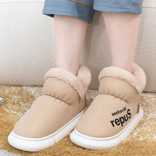 Load image into Gallery viewer, Unisex Plush Fleece High-Back Heel Slippers | Warm Breathable House Shoes