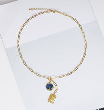 Load image into Gallery viewer, Thin Paperclip Drop Chain Necklace, sku#CL14N