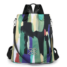 Load image into Gallery viewer, Women's Stylish Lightweight Nylon Backpack - Multi-Pocket Travel Daypack