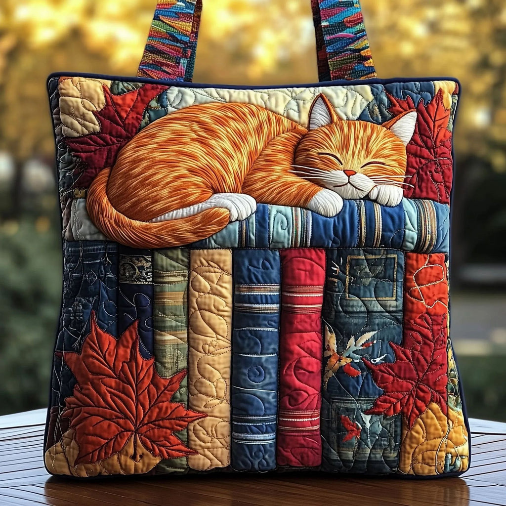 Quilted Digital Print Tote Bag - High Capacity Women's Shoulder Bag with Embroidery