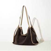 Load image into Gallery viewer, Women's Matte Leather Crossbody Bag – Minimalist Shoulder Commuter Bag