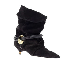 Load image into Gallery viewer, Women's Retro Western Cowboy Boots – Pointed Toe Stiletto Heel Slip-On