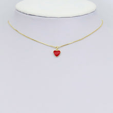 Load image into Gallery viewer, Colorful Enamel Gold Heart Charm, Sku#ML74c