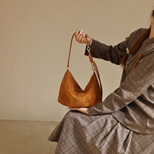 Load image into Gallery viewer, PU Leather Commuter Crossbody Shoulder Bag