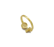 Load image into Gallery viewer, Round Mother of Pearl Bar ring, Sku#X369