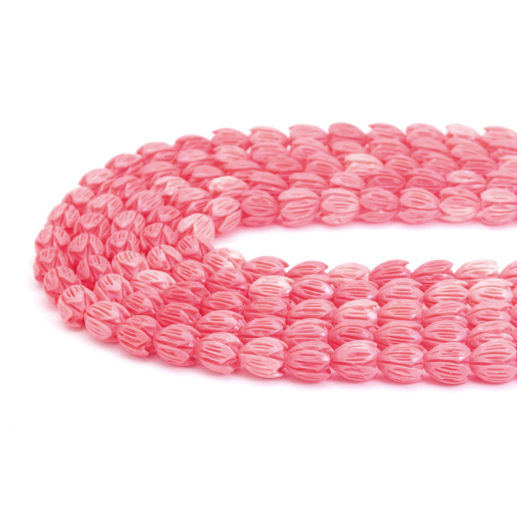 10x12mm Pink Tulip Jasper Beads, Sku#U2028