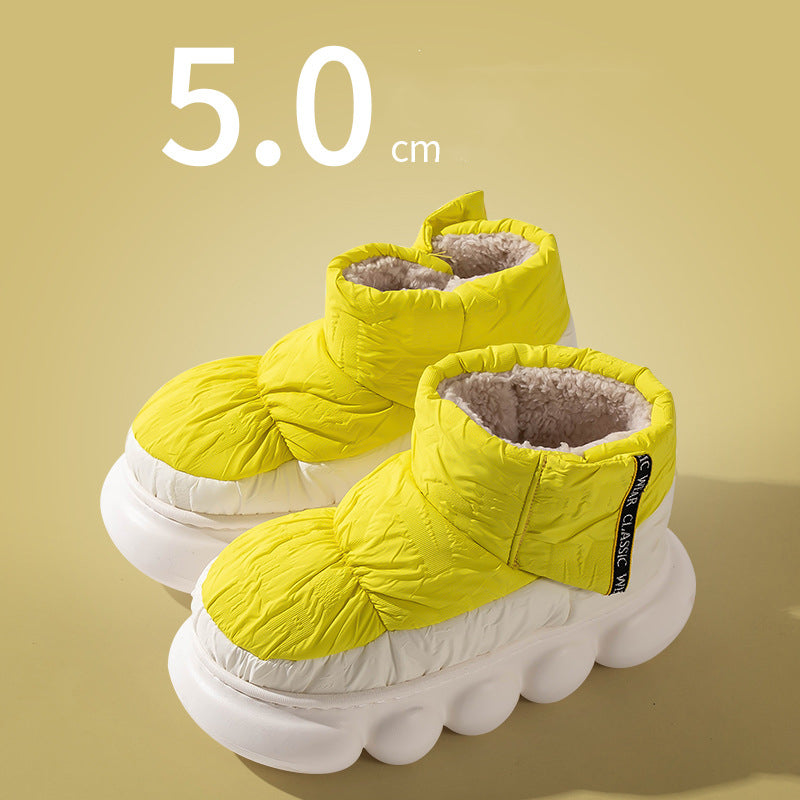 Women's Warm Down Ankle Boots | Breathable EVA Sole Winter Home Shoes