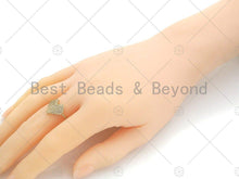 Load image into Gallery viewer, CZ  Heart Shape Adjustable Ring, Sku#X257