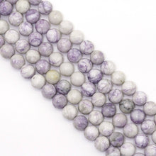 Load image into Gallery viewer, Genuine South Africa Light Purple Turquoise, 6mm/8mm/10mm Round Smooth Beads, Sku#U1609