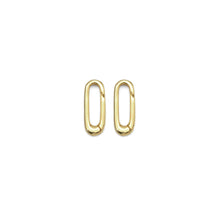 Load image into Gallery viewer, Plain Gold /Silver  Long Paperclip Snap Click Clasp/Charm Holder, Sku#Y839