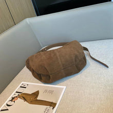 Load image into Gallery viewer, Women's Genuine Leather Crossbody Shoulder Bag - Elegant Dumpling Shape Handbag with Adjustable Strap