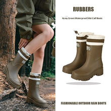 Load image into Gallery viewer, Women's Waterproof Tall Rain Boots | Non-Slip Knee-High &amp; Mid-Calf | All-Season