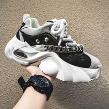 Load image into Gallery viewer, Men's Elevated Denim Sneakers - Thick Sole Casual Shoes with Height Boost