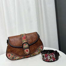 Load image into Gallery viewer, Retro Chinese Embroidered Crossbody Bag for Women - Handcrafted Ethnic Style Shoulder Bag