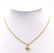 Load image into Gallery viewer, CZ Double North Star Charm, Sku#F1481