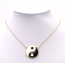 Load image into Gallery viewer, Large Enamel Tai Ji  Yin Yang Shape Charm, Sku#LK697