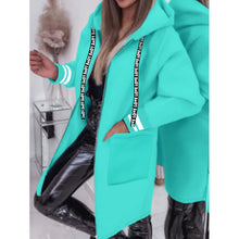 Load image into Gallery viewer, Women'S Elegant Hooded Zip-Up Jacket