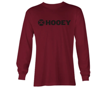 Load image into Gallery viewer, HOOey Lock up ( Cranberry) - Men's Long Sleeve Shirts