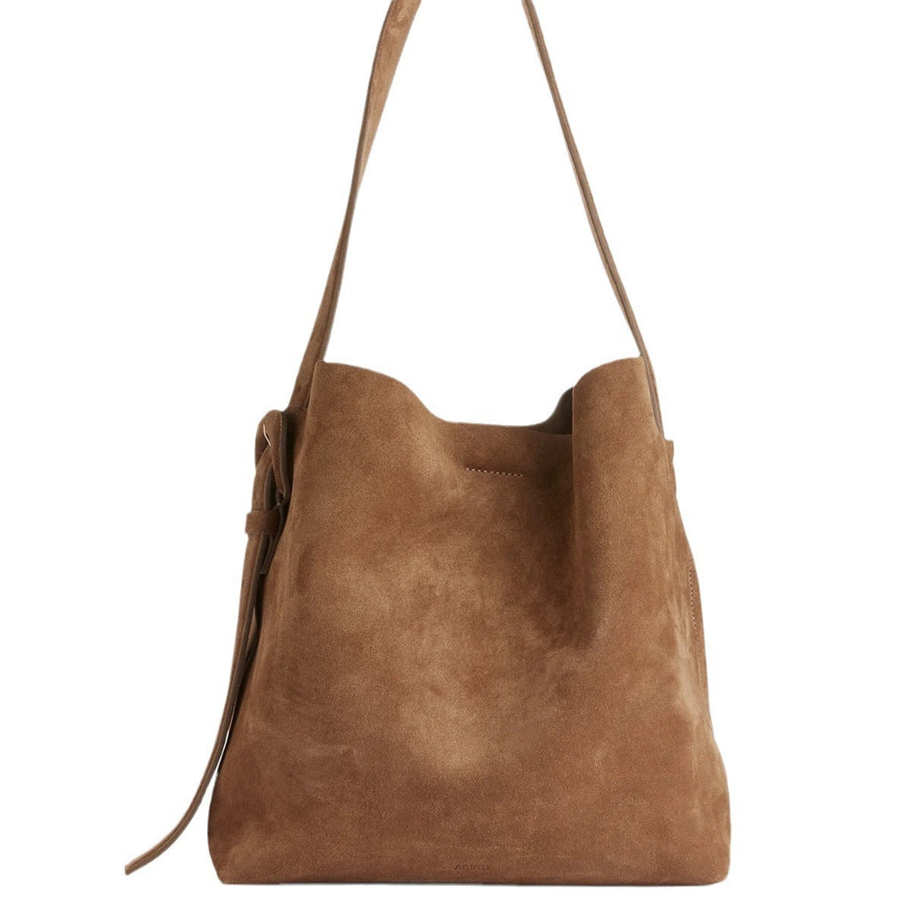 Large-capacity Genuine Leather Commuter Shoulder & Underarm Bag | Vintage Chic Crossbody