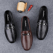 Load image into Gallery viewer, Men's Genuine Leather Slip-On Loafers | Soft Sole Breathable Casual Shoes