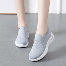 Load image into Gallery viewer, Women's Mesh Slip-On Sneakers | Breathable Lightweight Flat Walking Shoes