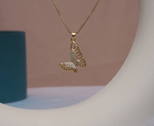 Load image into Gallery viewer, CZ Butterfly Charm, Sku#LK611