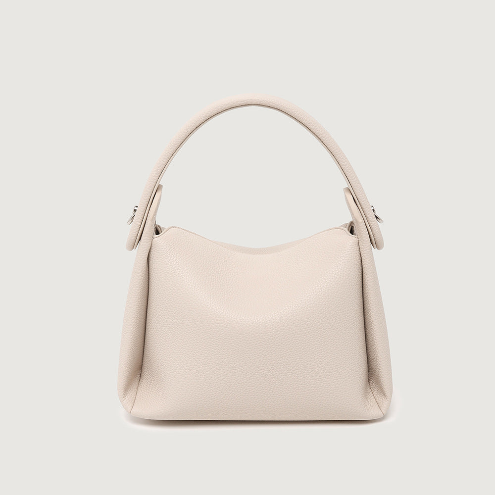 Women's Genuine Leather Dumpling Bag – Retro Shoulder Handbag