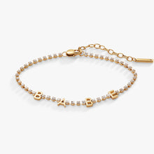 Load image into Gallery viewer, "Babe" Crystal Tennis Bracelet