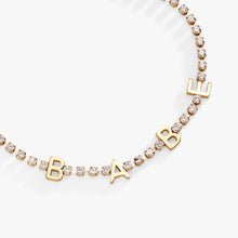 Load image into Gallery viewer, "Babe" Crystal Tennis Bracelet