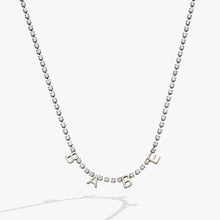 Load image into Gallery viewer, “Babe” Crystal Tennis Necklace