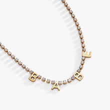 Load image into Gallery viewer, “Babe” Crystal Tennis Necklace
