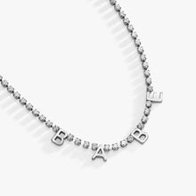 Load image into Gallery viewer, “Babe” Crystal Tennis Necklace