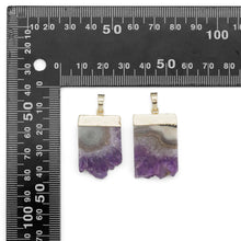 Load image into Gallery viewer, Gold Amethyst Pendant, sku#LY29