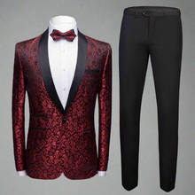 Load image into Gallery viewer, 3 Piece Suit Slim Fit Blazer Pants &amp; Vest Men's