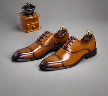 Load image into Gallery viewer, Cowhide Dress Shoes Business Men's