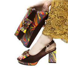 Load image into Gallery viewer, Ladies Shoes With Matching Bag Set- ED101