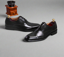 Load image into Gallery viewer, Cowhide Dress Shoes Business Men's