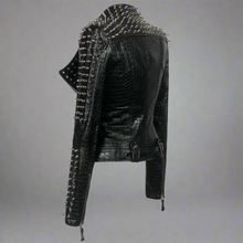 Load image into Gallery viewer, DON JOHN Leather Jacket Women's