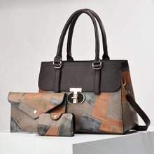 Load image into Gallery viewer, Fashionable New Contrast-color Patchwork Mother-and-child Bag