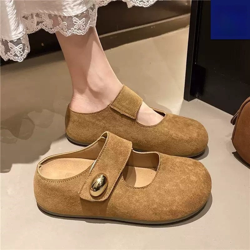 Women's Slip-On Platform Mules | Breathable Microfiber Leather Slides