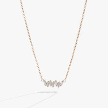Load image into Gallery viewer, Crystal Baguette Bar Necklace