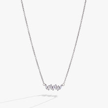 Load image into Gallery viewer, Crystal Baguette Bar Necklace
